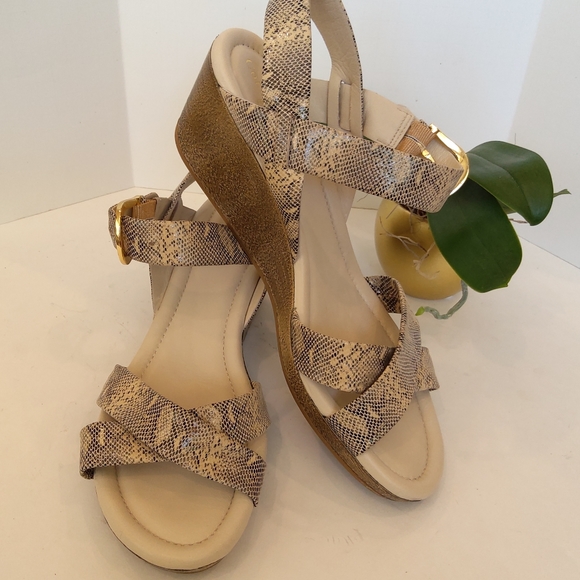 Cole Haan snake print sandals - Picture 7 of 13